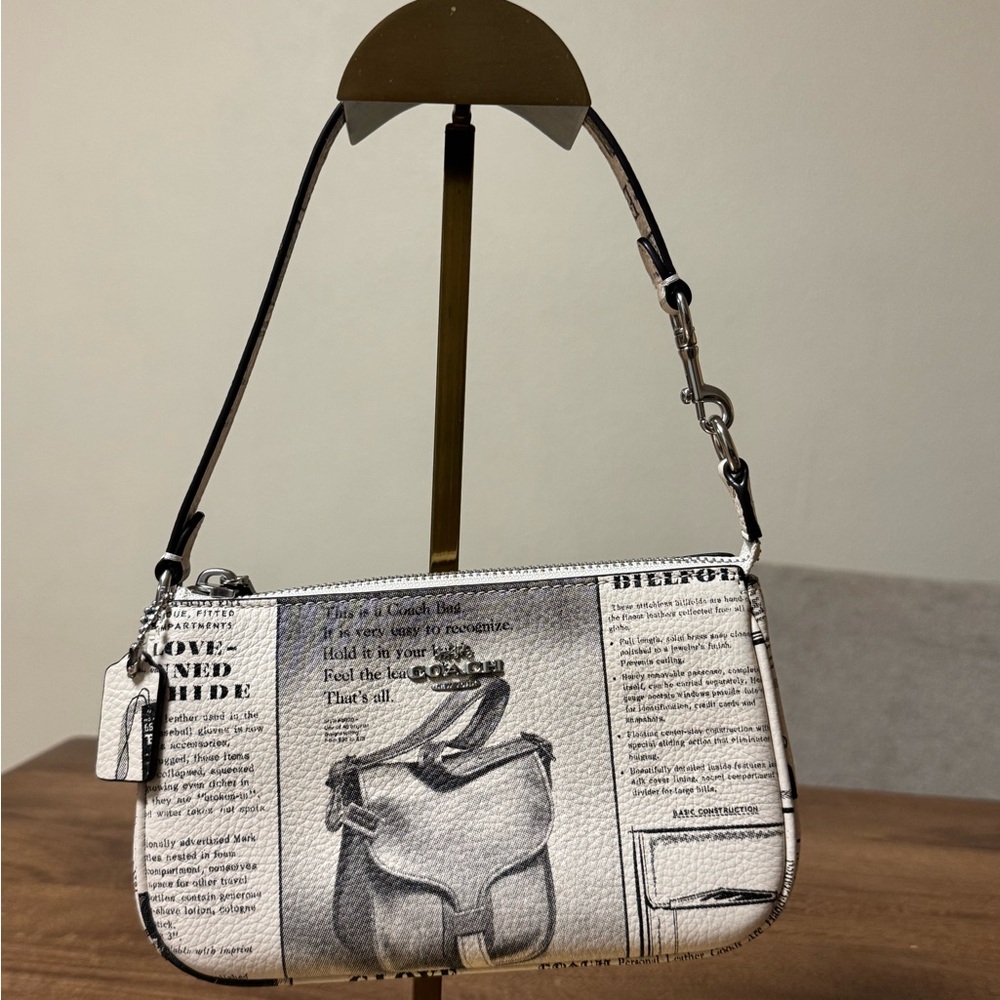 Coach Newspaper Print Nolita Vintage